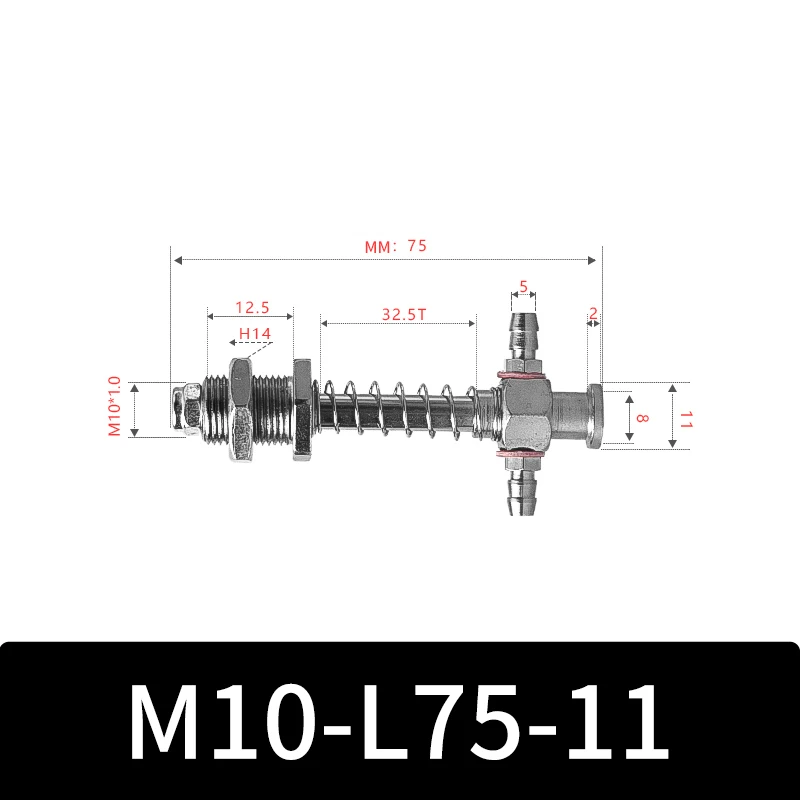 M10-11 Series Big Head Manipulator Pneuamtic Parts Fixture Rubber Sucker Pad Silicone Vacuum Suction Cup Mount-BOLTTE