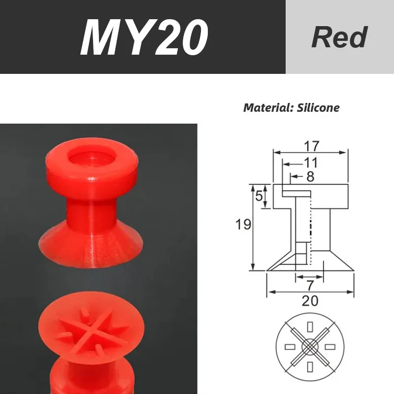 Packaging Machine Bag Opening Vacuum Suction Cup APEX20  K-27 F25 K3-3A 20-2 Robotic Arm Film Plastic Bag Accessories Pneumatic-BOLTTE