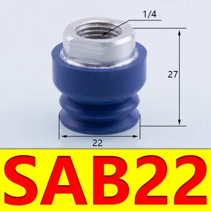 Corrugated Suction Cup Strong Suction Nozzle Robot Accessories Vacuum Suction Cup Joint Set SAB-BOLTTE