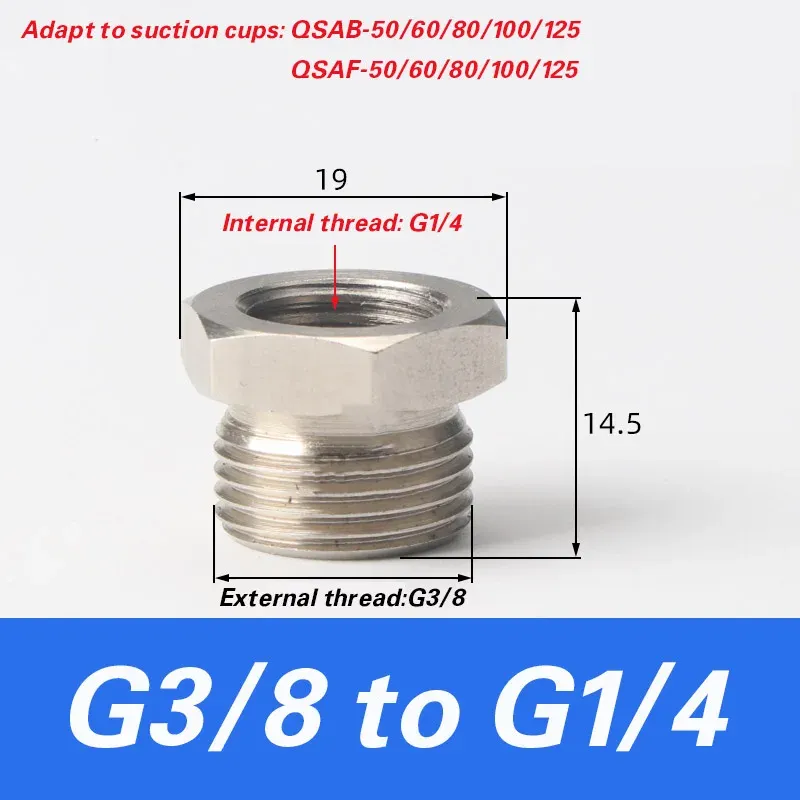 Mechanical arm vacuum suction cup metal fittings industrial AG-25/55/75/100 with SAB SAF suction cup metal fittings bracket-BOLTTE