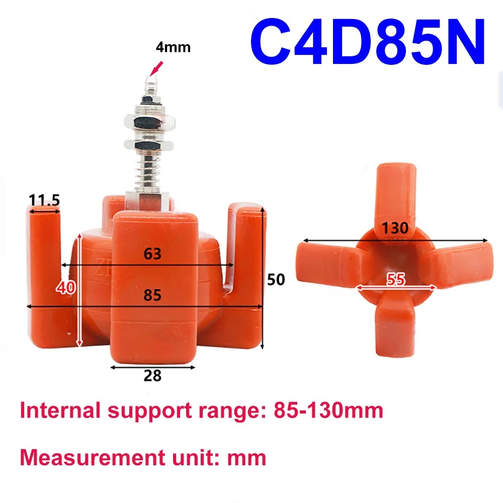 Robot arm four claw flexible gripper injection molding machine Silicone pneumatic expansion cylinder