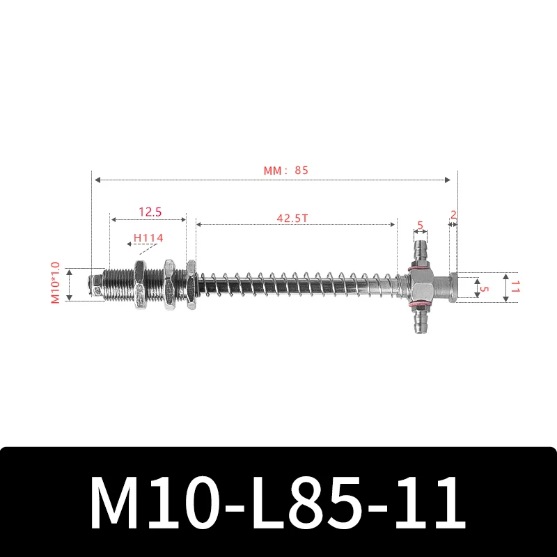 M10-11 Series Big Head Manipulator Pneuamtic Parts Fixture Rubber Sucker Pad Silicone Vacuum Suction Cup Mount-BOLTTE