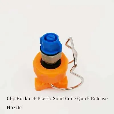Clip Button Nozzle Front Treatment Buckle Coating Industrial Cleaning PP Universal Adjustable Spherical Conical Spray Head