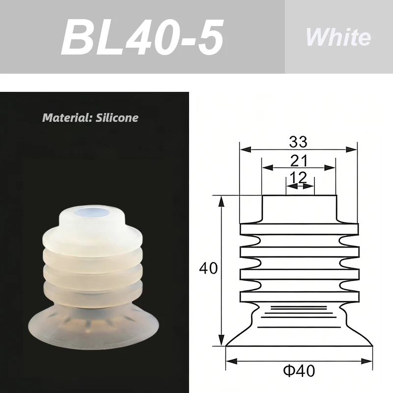 Vacuum Suction Cup Pneumatic Components Plastic Bag Manipulator BL30-5 BL40-5 BL50-5 Soft Bag