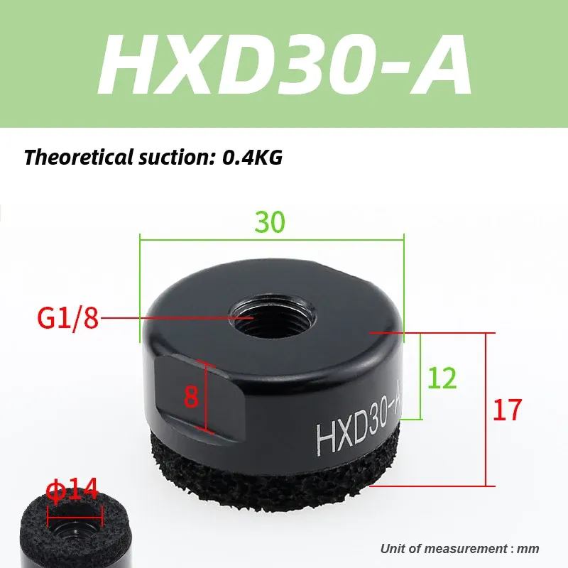 HXD HXN Series Vacuum Sponge Suction Cup Manipulator With bumper bar HXD30-A HXD40-A HXN22X38-A HXN60X120-A-X-BOLTTE