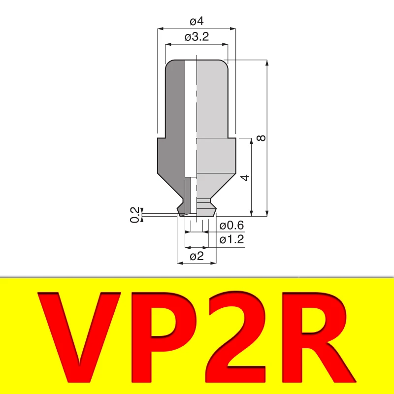  Manipulator Accessories Flat Vacuum Suction Cup Powerful Nozzle Industrial Pneumatic Accessories VP-R-BOLTTE