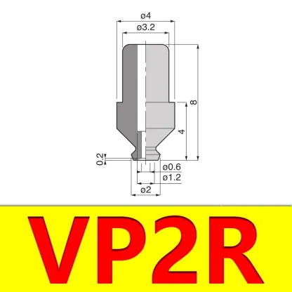  Manipulator Accessories Flat Vacuum Suction Cup Powerful Nozzle Industrial Pneumatic Accessories VP-R-BOLTTE