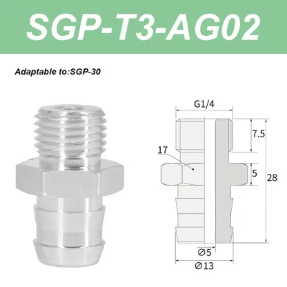 vacuum suction cups Film accessories injection molding manipulator SGP-15 SGP-20 SGP-24 SGP-30 SGP-40 pneumatic bag open-BOLTTE