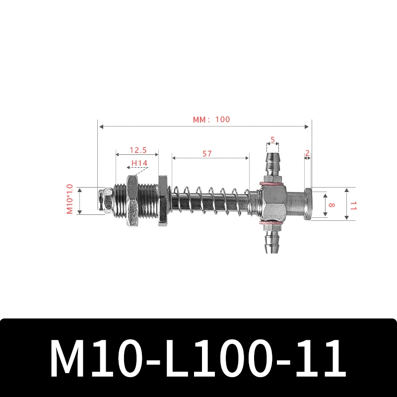M10-11 Series Big Head Manipulator Pneuamtic Parts Fixture Rubber Sucker Pad Silicone Vacuum Suction Cup Mount-BOLTTE
