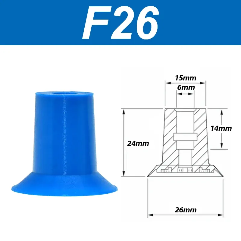 Open bag vacuum suction cup fittings film plastic bag open bag suction cup industrial F18 F22 F26 F33 manipulator vacuum nozzle