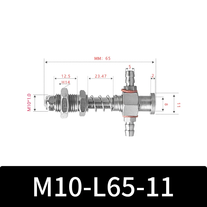 M10-11 Series Big Head Manipulator Pneuamtic Parts Fixture Rubber Sucker Pad Silicone Vacuum Suction Cup Mount-BOLTTE