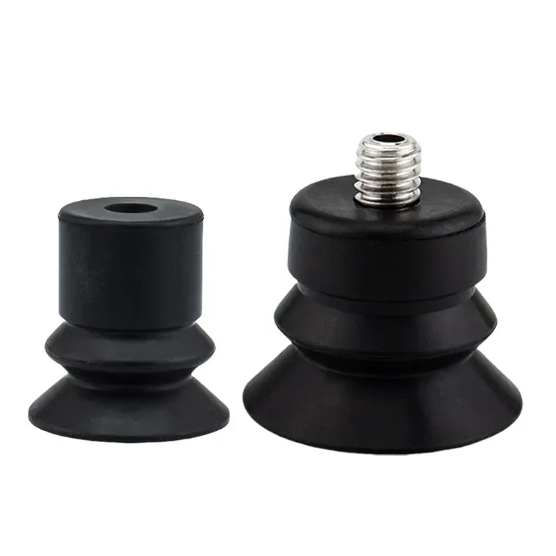 10pcs/pack ESV/ESS Series Double-layer Corrugated Vacuum Suction Cup ESS/ESV-10/15/20/25/30/40/50-BS/N-BOLTTE