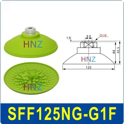 Vacuum suction cup anti-skid flat oil-resistant heavy-duty manipulator accessories SFF30/40/50NG/60/80/100/125N-BOLTTE