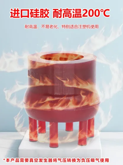 NS-10/15/20/30/40 Series Mini Flexible gripper fixture pneumatic vacuum suction cup mechanical accessories clamp with Fittings-BOLTTE