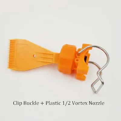 Clip Button Nozzle Front Treatment Buckle Coating Industrial Cleaning PP Universal Adjustable Spherical Conical Spray Head