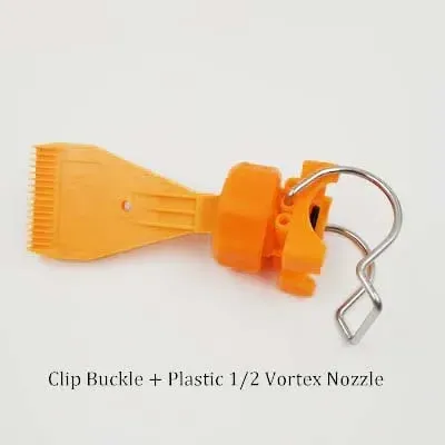 Clip Button Nozzle Front Treatment Buckle Coating Industrial Cleaning PP Universal Adjustable Spherical Conical Spray Head