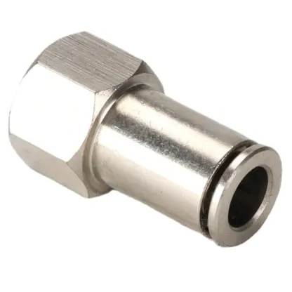 PC POC PL PH SL M5 M6 1/8" 1/4" 3/8" 1/2" BSP Male Female Elbow Tee Pneumatic Brass Push In Quick Connector Release Air Fitting-BOLTTE