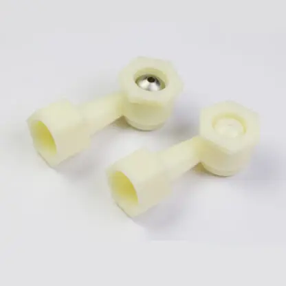 Plastic ABS Corner Defoaming Pipe Nozzle Pack of 10