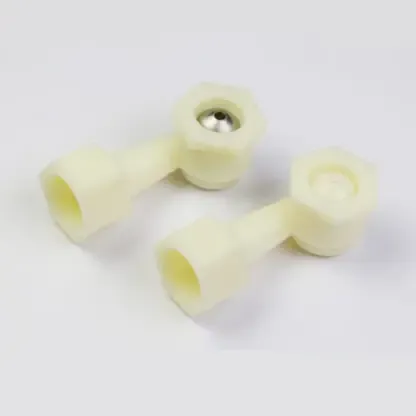 Plastic ABS Corner Defoaming Pipe Nozzle Pack of 10