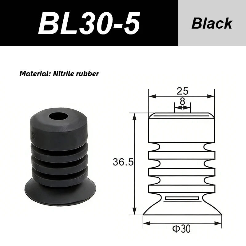 Vacuum Suction Cup Pneumatic Components Plastic Bag Manipulator BL30-5 BL40-5 BL50-5 Soft Bag