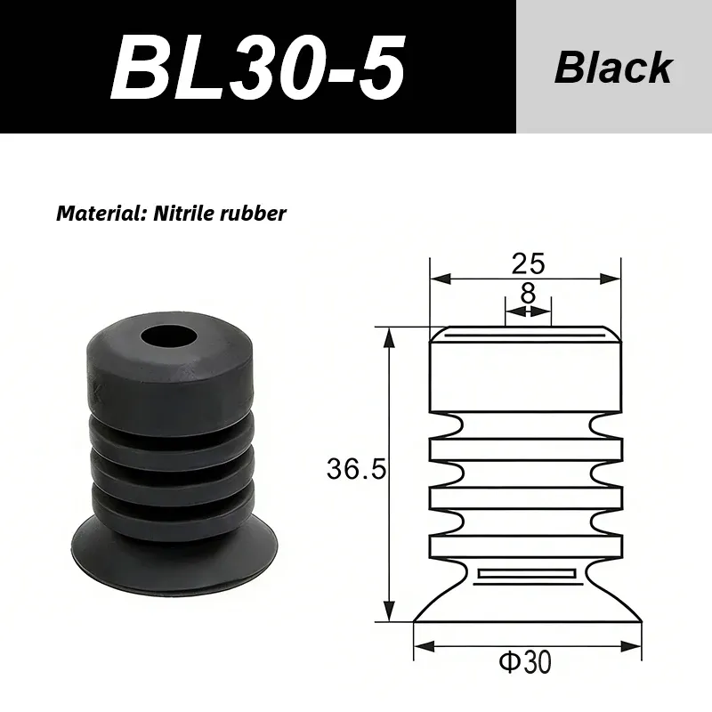 Vacuum Suction Cup Pneumatic Components Plastic Bag Manipulator BL30-5 BL40-5 BL50-5 Soft Bag