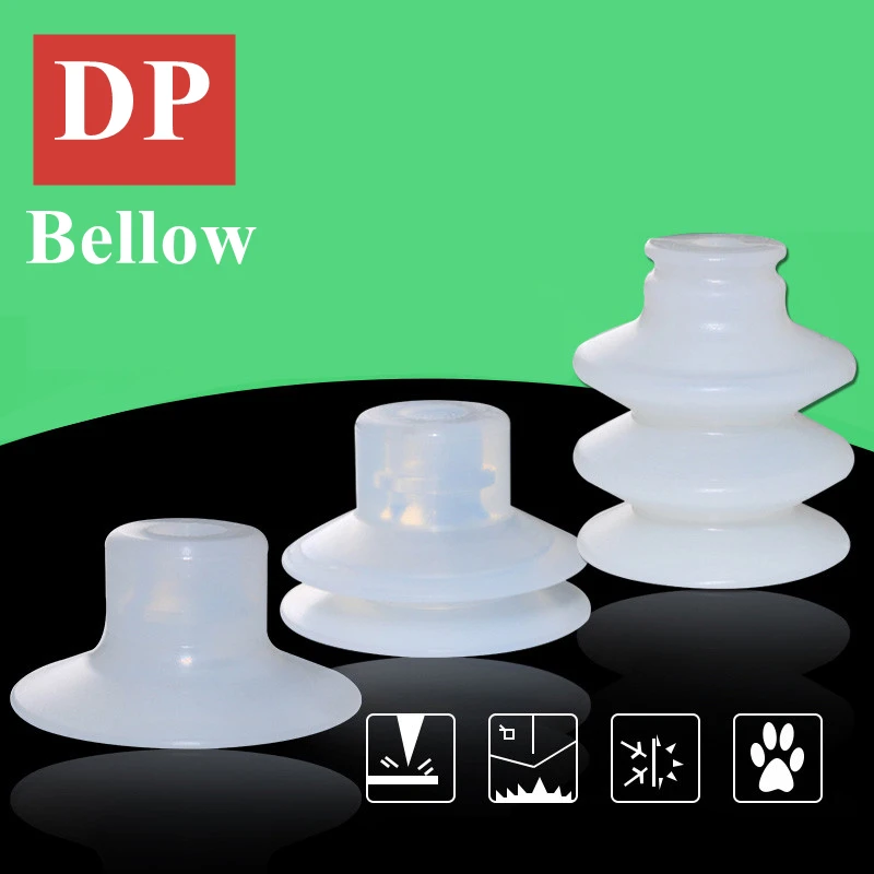 Robot vacuum sucker industrial silicone sucker single double triple layer SP/ DP/ MP series pneumatic accessories.-BOLTTE