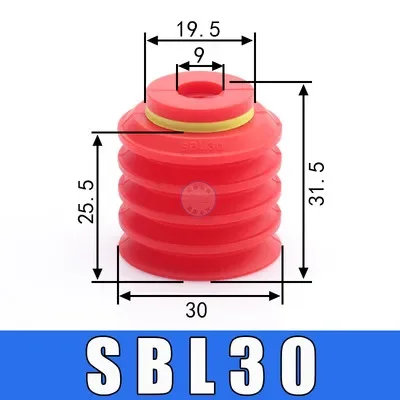 Vacuum suction cup industry SBL15 20 30 40 50 multilayer folding manipulator accessories suction cup pneumatic components