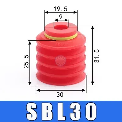 Vacuum suction cup industry SBL15 20 30 40 50 multilayer folding manipulator accessories suction cup pneumatic components