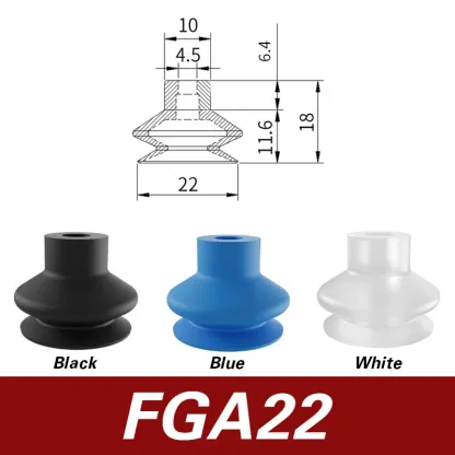 FGA11/14/16/20/22/25/33/43/53/63/78 robotic arm vacuum suction cup ripple