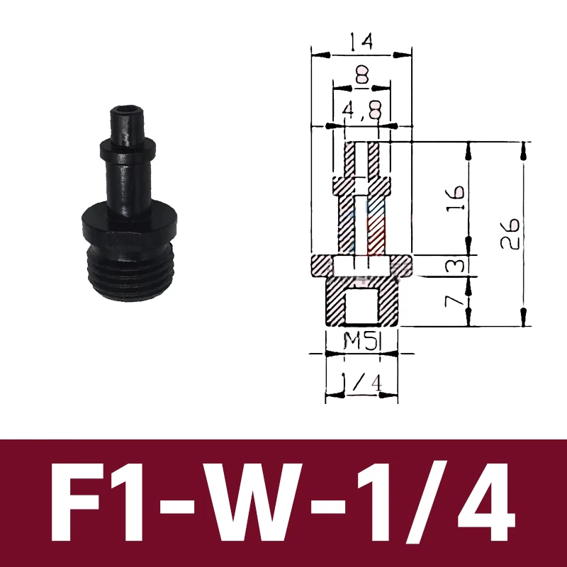 Mechanical arm vacuum suction cup industrial bag opening nozzle film plastic bag PE bag F18 F22 F26 F33-BOLTTE