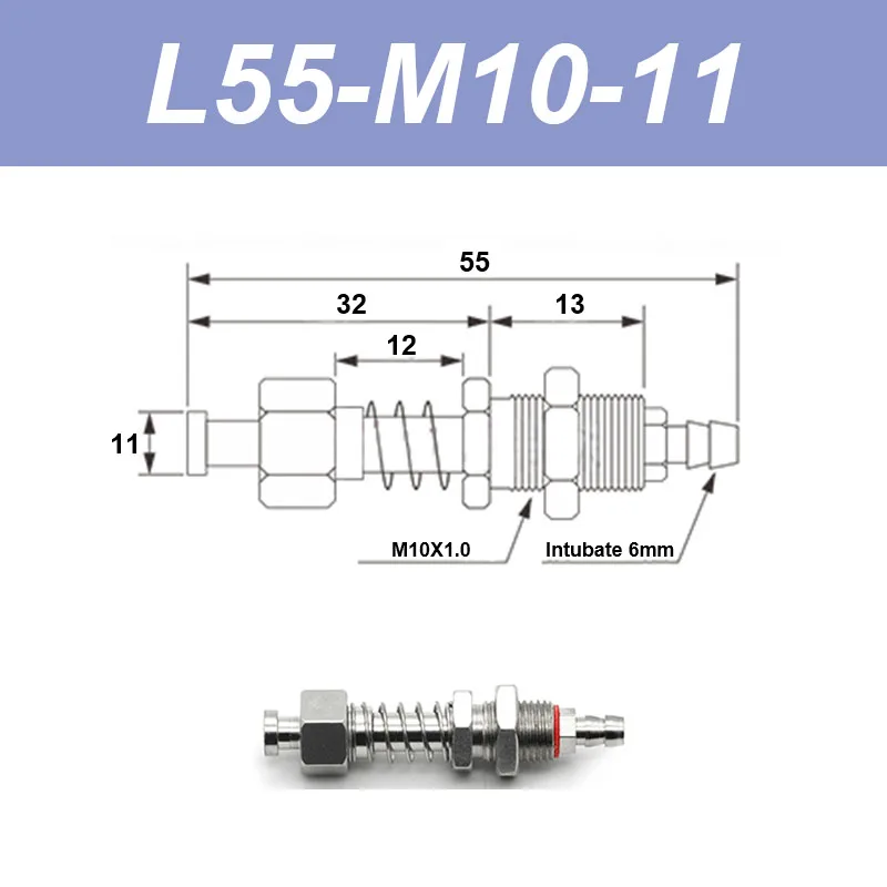 Vacuum suction cup base Big head 11mm hardware manipulator fixture accessories pneumatic support tail air inlet-BOLTTE