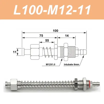 Vacuum suction cup base Big head 11mm hardware manipulator fixture accessories pneumatic support tail air inlet-BOLTTE