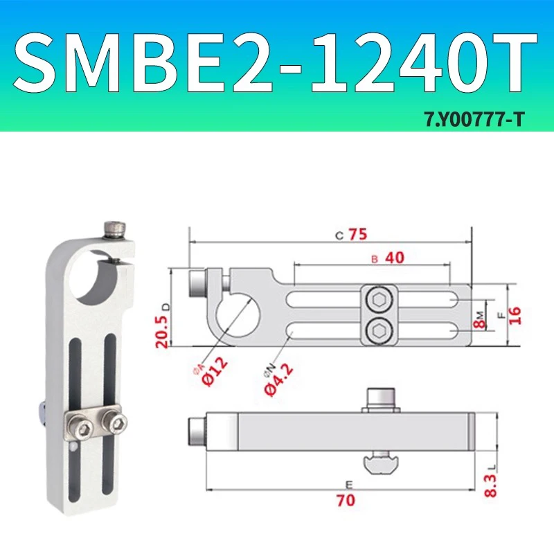 Mechanical Arm Gripper Suction Cup Holding Cylinder Adjustable Connecting Rod Base  SMBE1 SMBE2 SMBE3 Heavy Duty Fixed Support-BOLTTE