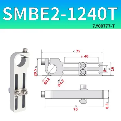 Mechanical Arm Gripper Suction Cup Holding Cylinder Adjustable Connecting Rod Base  SMBE1 SMBE2 SMBE3 Heavy Duty Fixed Support-BOLTTE