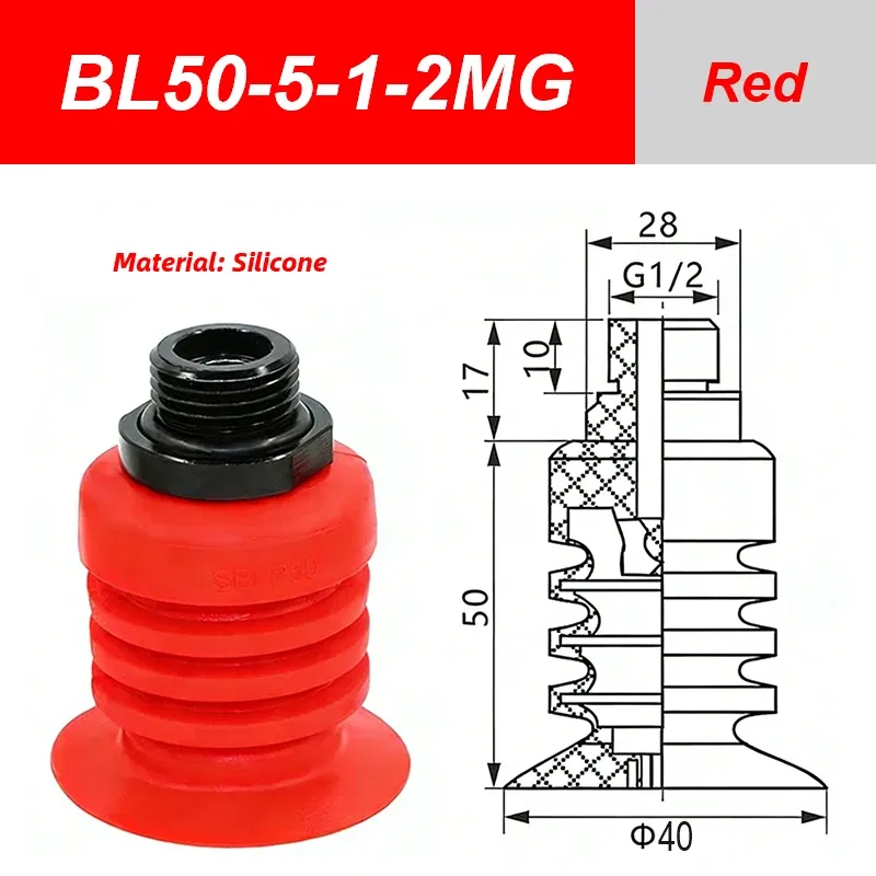 Vacuum Suction Cup Pneumatic Components Plastic Bag Manipulator BL30-5 BL40-5 BL50-5 Soft Bag