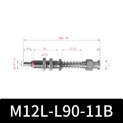 M12-11B Series Big Head Manipulator Pneuamtic Fixture Rubber Sucker Silicone Industrial Vacuum Suction Cup Holder-BOLTTE