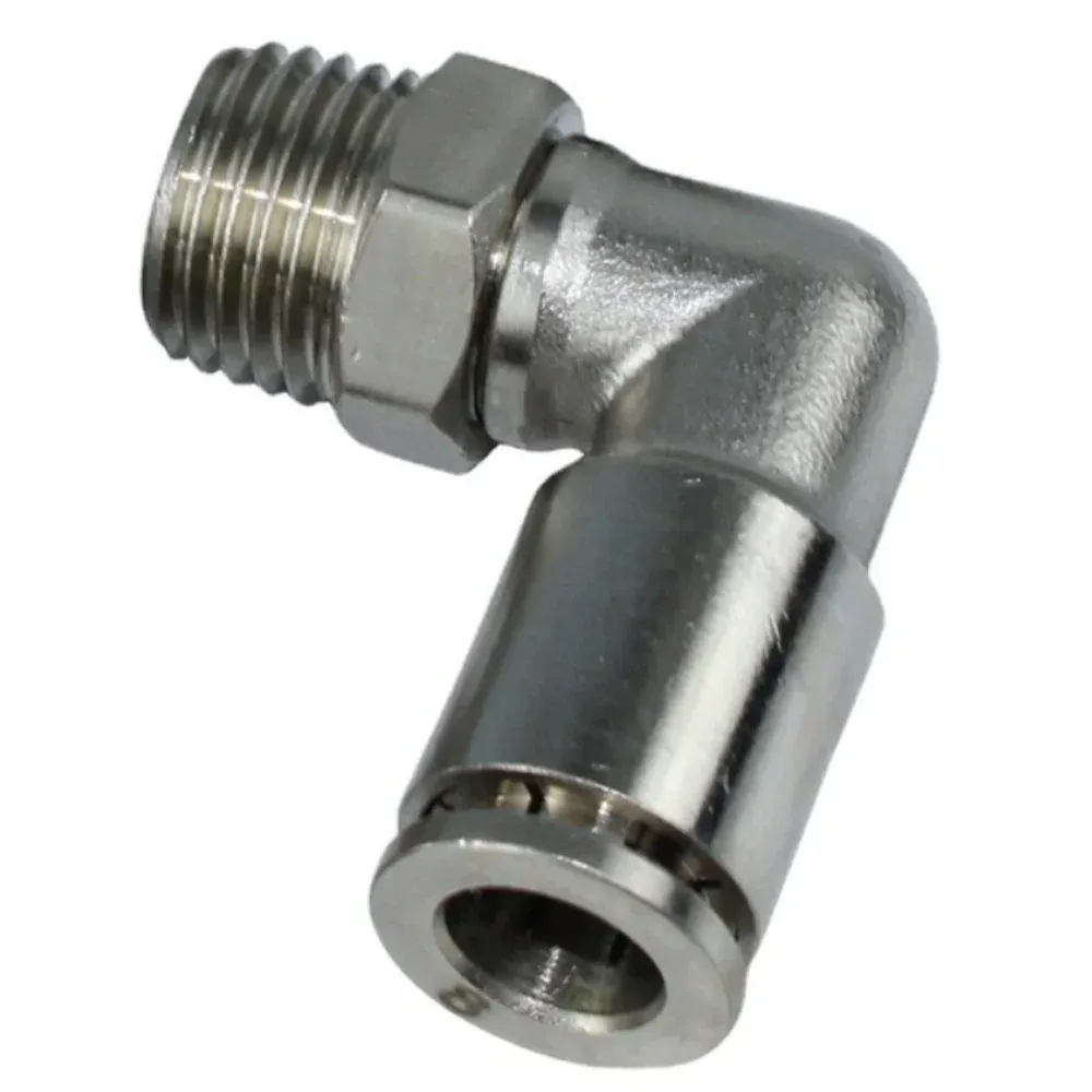 PC POC PL PH SL M5 M6 1/8" 1/4" 3/8" 1/2" BSP Male Female Elbow Tee Pneumatic Brass Push In Quick Connector Release Air Fitting-BOLTTE
