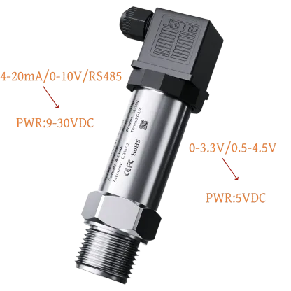 pressure transmitter 4 20ma Sensor 0-10V 12-36V supply Water Gas Oil Liquid 150psi gauge NPT1/4  0.1bar 10bar 16 bar 200bar-BOLTTE