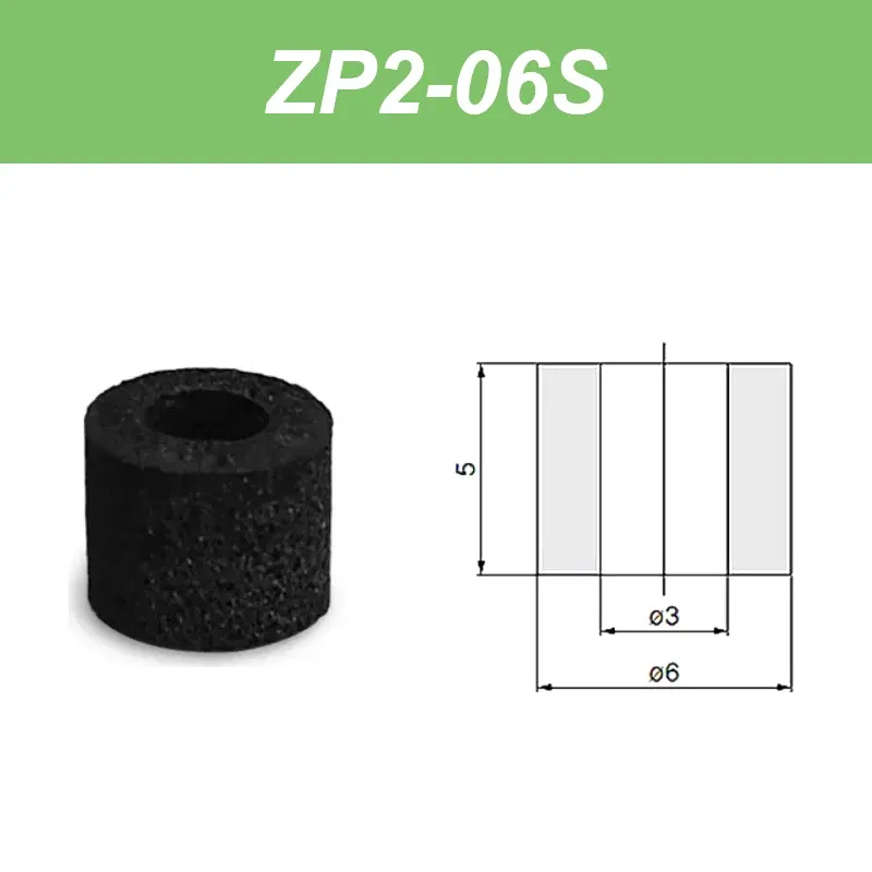 ZP2series sponge vacuum pad, ZP2-T04S-A3, zp2-T06S-A5,ZP2-T08S-A5, ZP2-T10S-B5,A external thread connection, B internal thread-BOLTTE