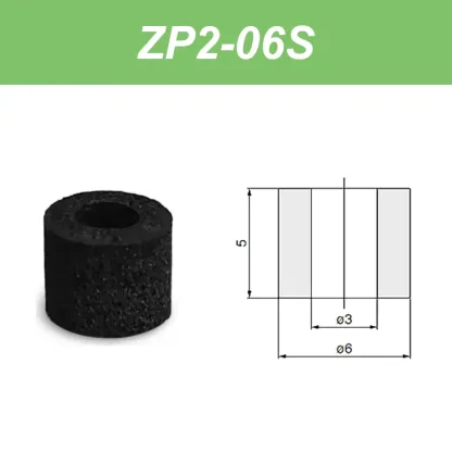 ZP2series sponge vacuum pad, ZP2-T04S-A3, zp2-T06S-A5,ZP2-T08S-A5, ZP2-T10S-B5,A external thread connection, B internal thread-BOLTTE