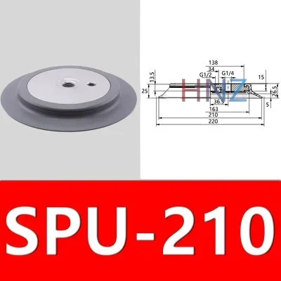 vacuum sucker SPU-100 125 160 210 250 industrial pneumatic glass sucker-BOLTTE