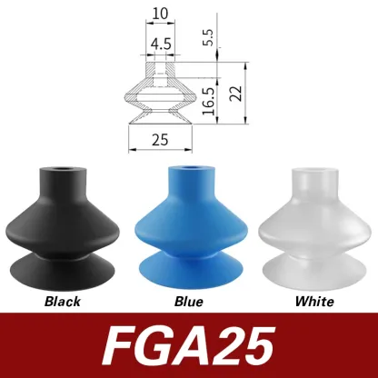 FGA11/14/16/20/22/25/33/43/53/63/78 robotic arm vacuum suction cup ripple