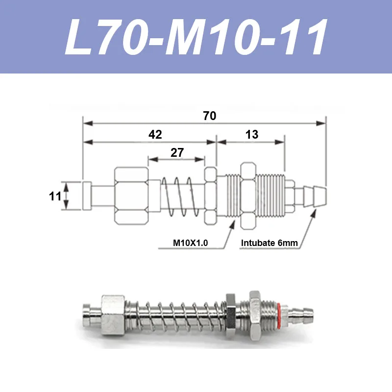 Vacuum suction cup base Big head 11mm hardware manipulator fixture accessories pneumatic support tail air inlet-BOLTTE