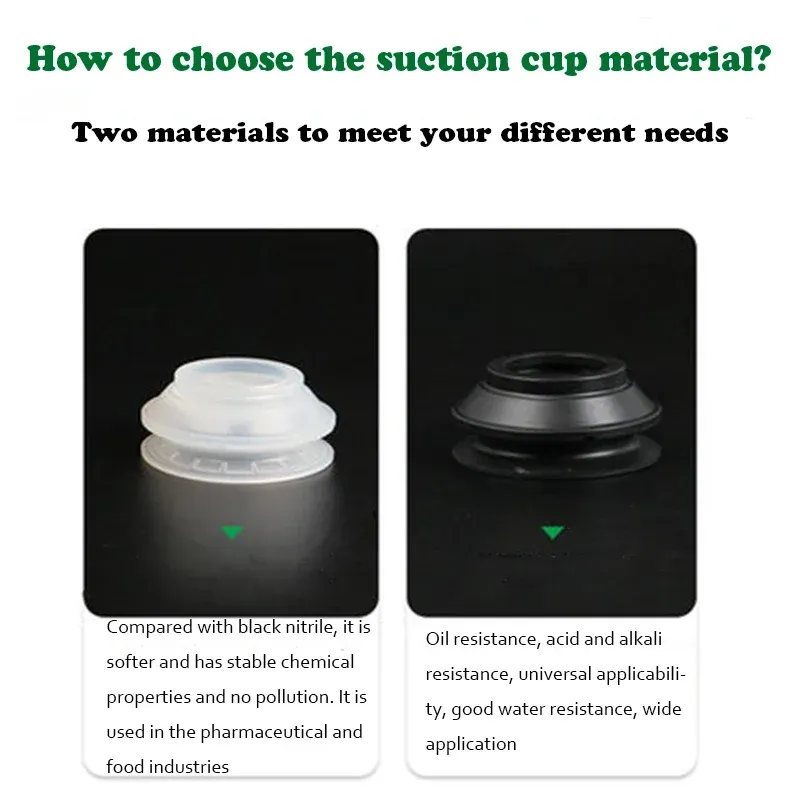 ZP3E Series Heavy Duty Vacuum Suction Cup with Fitting Head ZP3E-T32-UM-S ZP3E-T50-UM-N