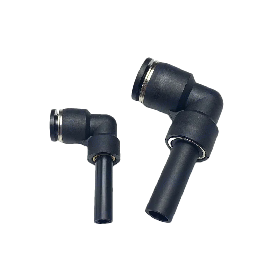 10PCS Pneumatic quick connector PLJ 4/6/8/10/12 Bent-through lever Tubular insertion-type push-through push-in elbow connector-BOLTTE