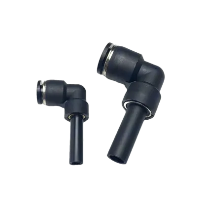10PCS Pneumatic quick connector PLJ 4/6/8/10/12 Bent-through lever Tubular insertion-type push-through push-in elbow connector-BOLTTE