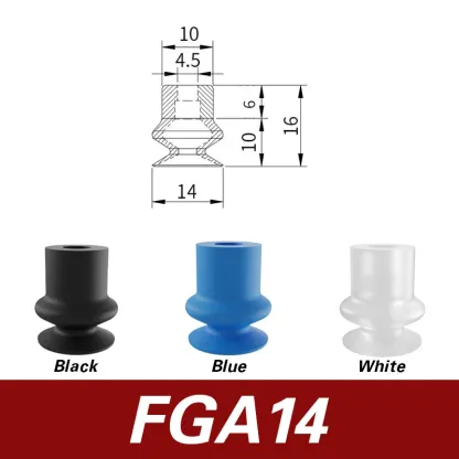 FGA11/14/16/20/22/25/33/43/53/63/78 robotic arm vacuum suction cup ripple