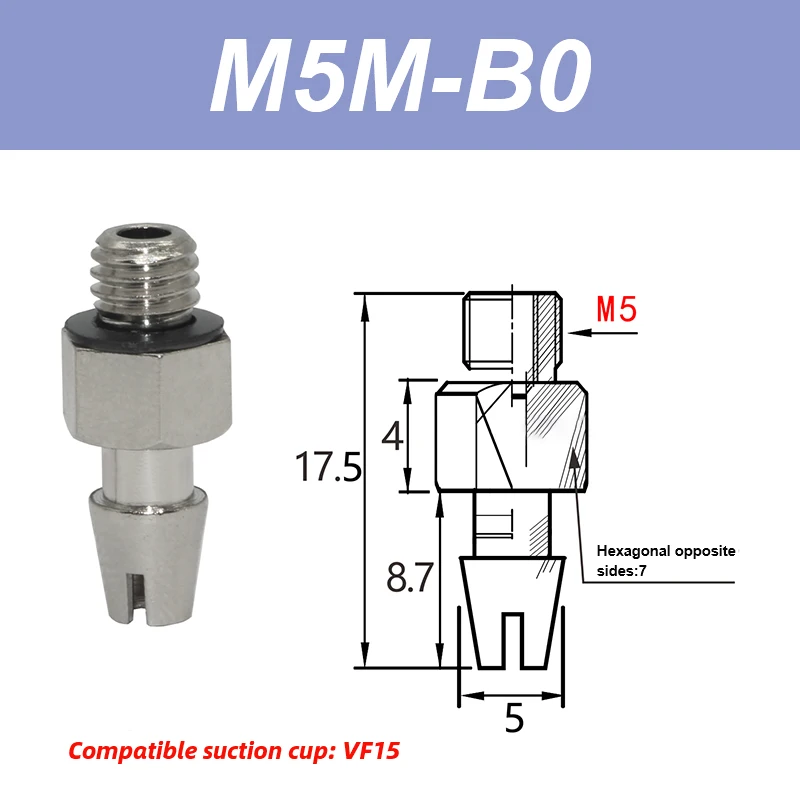 VF Series Manipulator silicone vacuum suction cup VF15/20/25/30/40/50 industrial pneumatic components accessories-BOLTTE