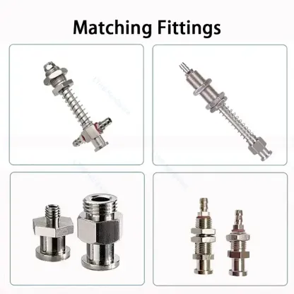 10PCS Pneumatic Sucker Black Nbr Suction Cup 8mm Mounting Hole Sucker Big Head Injection Molding Machine Manipulator Accessories-BOLTTE
