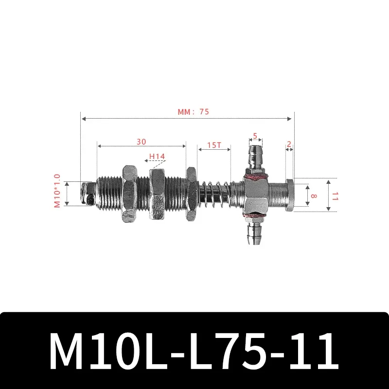 M10-11 Series Big Head Manipulator Pneuamtic Parts Fixture Rubber Sucker Pad Silicone Vacuum Suction Cup Mount-BOLTTE